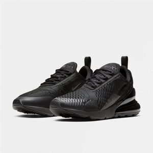 Nike Air Max 270 Men's Triple Black Athletic Running Shoes size 14/13 NEW